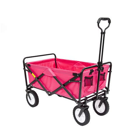 Mac Sports Collapsible Durable Folding Outdoor Garden Utility Wagon