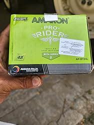 Amaron Pro Bike Rider Beta Abr Pr Apbtz L Two Wheeler Battery Capacity