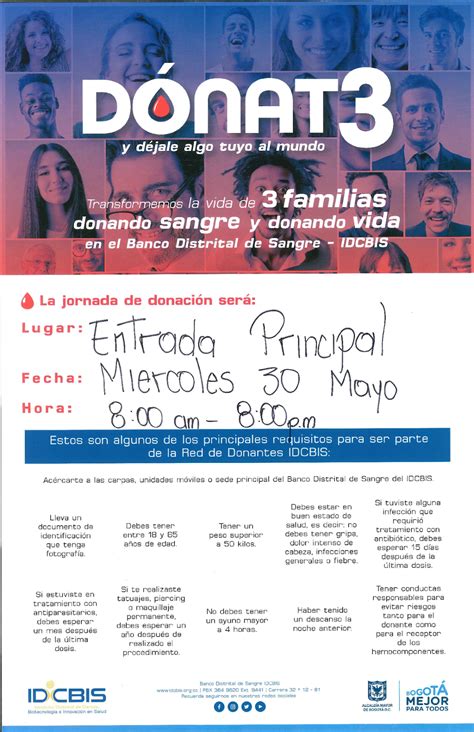 Ceet Donar Sangre Es Donar Vida De Mayo Pr Xima Jornada