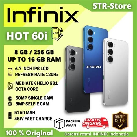 Jual Infinix Hot I Gb Smartphone Garansi Resmi Infinix Ram