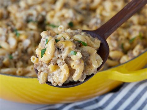 Cheese And Hamburger Macaroni Recipe