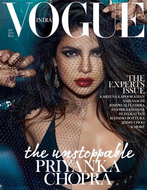 Priyanka Chopra Stuns For Vogue India September 2017 Issue