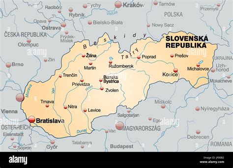 slovakia, border, card, synopsis, borders, atlas, map of the world, map ...