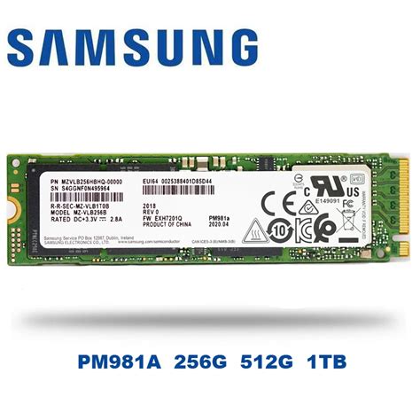 Samsung Ssd M Pm A Nvme Pcie