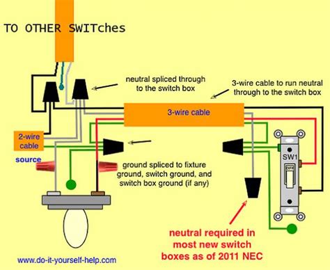 Light Circuit Diagram With Switch