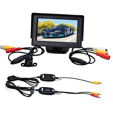 Inch Tft Lcd Monitor Rearview Rearview Camera Parking Wireless