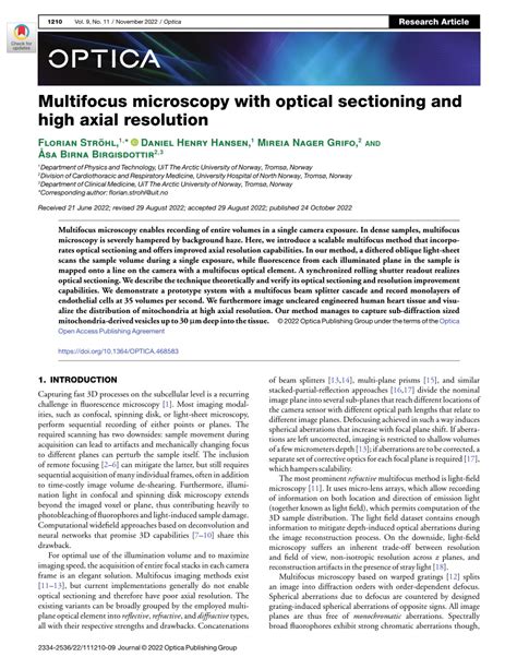 PDF Multifocus Microscopy With Optical Sectioning And High Axial