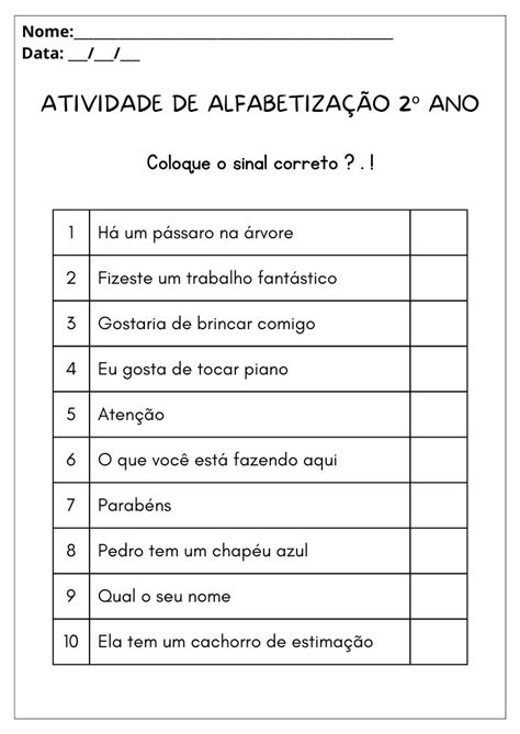 Atividades De Alfabetiza O Ano Prontas Para Imprimir