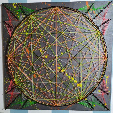 Sacred Geometry String Art Ii By Stringsga On Deviantart