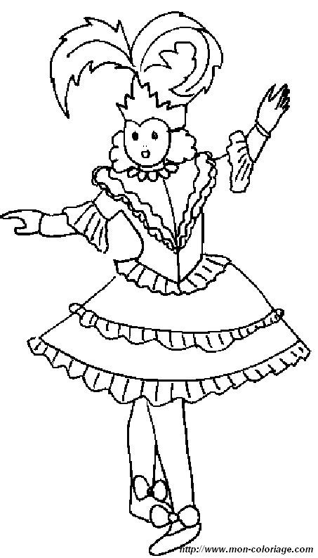 Coloriage De Carnaval Image Carnaval Colorier