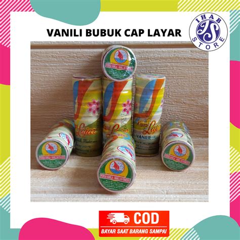 Vanili Powder Isi Vanili Bubuk Vanili Cepuk Cap Kapal Layar