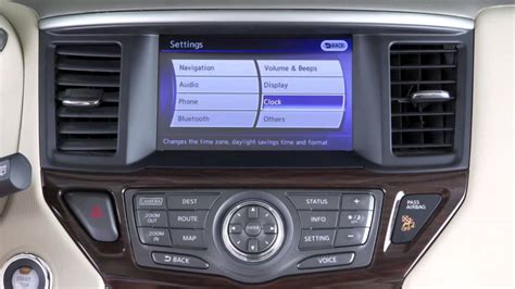 2013 NISSAN Pathfinder Control Panel And Touch Screen Overview YouTube