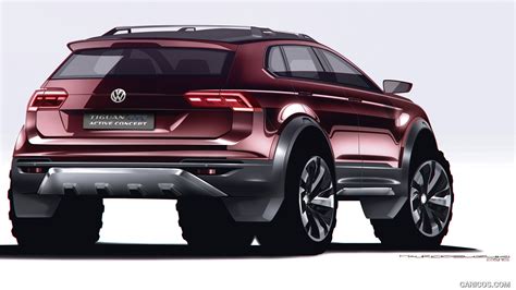 2016 Volkswagen Tiguan GTE Active Concept Design Sketch HD