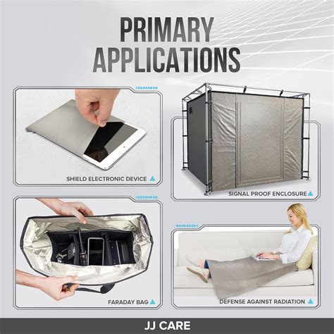 Buy Jj Care Faraday Fabric Pack Of X Shielding Faraday