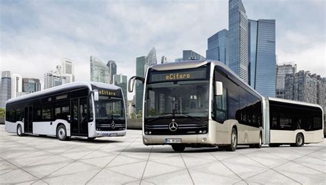 Mercedes Benz Ecitaro Electric Bus Gets Hydrogen Based Fuel Cell As