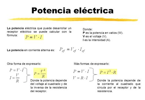 Formulas Calculo De Potencia Electrica Design Talk