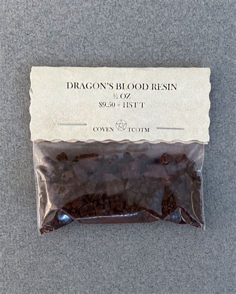 RESIN - DRAGON'S BLOOD - 1/2 OZ – The Rock Store