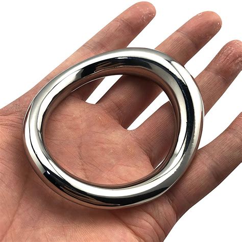 Penis Ring Stainless Steel Oval Cock Ring Scrotum Ring Etsy