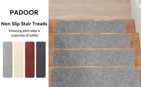 Amazon Padoor Stair Treads Non Slip Reusable Stair Runners For