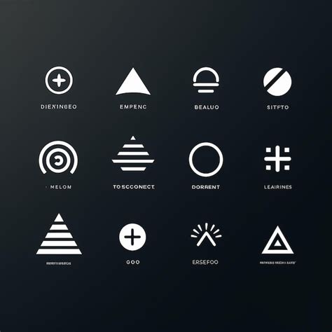 Premium AI Image | Logo set modern and creative branding idea ...