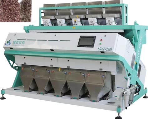 Vibrated 5 Chutes 320 Channels Spices Color Sorter Rice Colour Sorter