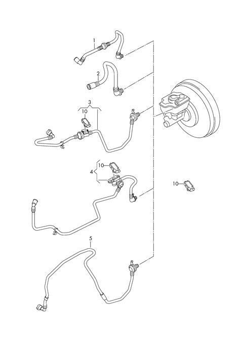 Volkswagen Polo 2015 2017 Vacuum Hoses For Brake Servo Vag Etka Online