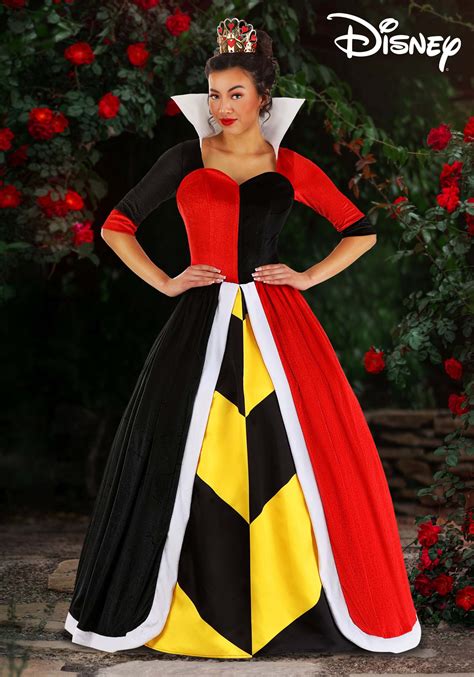 Deluxe Disney Queen Of Hearts Womens Costume Dress Disney Costumes