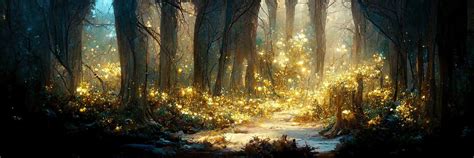 Premium Photo Deep Forest Fantasy Backdrop Concept Art Realistic Illustration Video Game