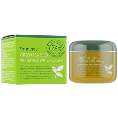 Осветляющий крем для лица с зеленым чаем Farmstay Green Tea Seed ...