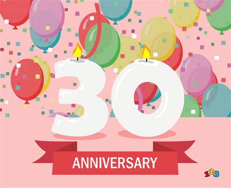 30 years - Anniversary - send free eCards from 123cards.com