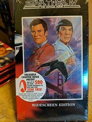 Star Trek Iv The Voyage Home Vhs Widescreen Ebay