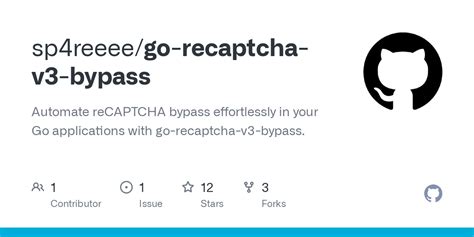 Github Sp Reeee Go Recaptcha V Bypass Automate Recaptcha Bypass