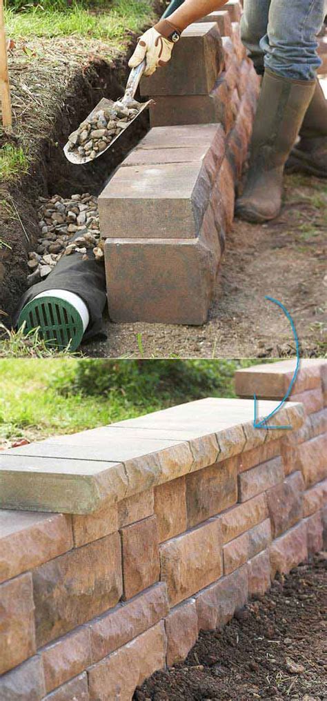 DIY Retaining Wall - DIYCraftsGuru