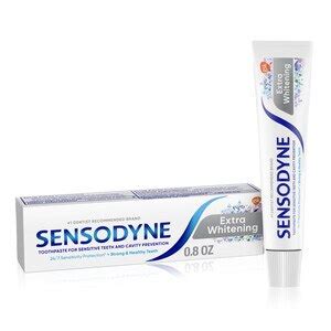 Sensodyne Extra Whitening Sensitive Whitening Toothpaste - 0.8 Ounces