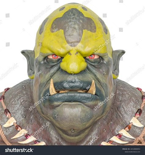 Ogre Beasty Angry On Id Photo Stock Illustration 2212800453 Shutterstock