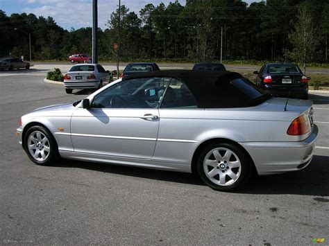 2001 Titanium Silver Metallic Bmw 3 Series 325i Convertible 40642 Car Color