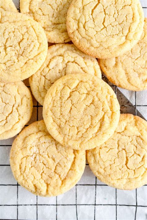 Soft And Chewy Classic Vanilla Cookies Cloudy Kitchen