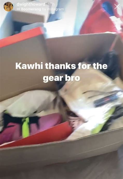 Kawhi Leonard Sent Dwight Howard Some New Balance Gear Fadeaway World