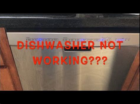 Kenmore Elite Dishwasher Troubleshooting