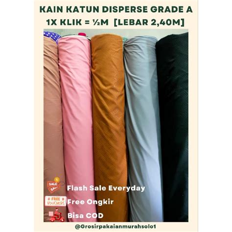 Jual Grosir Kain Katun Disperse Polimikro Grade A Kain Sprei Motif