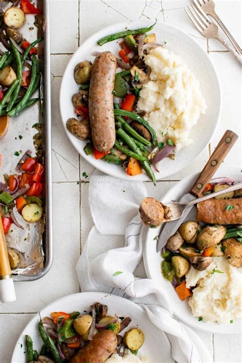 Simple Sheet Pan Sausage And Veggies Yellow Bliss Road