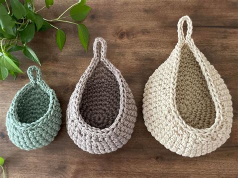 Hanging Basket Free Crochet Pattern