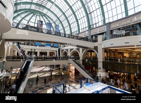 Main Entrance Inside The Mall Of The Emirates Shopping Mall In Dubai In