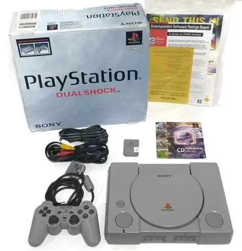 Console Na Caixa Playstation 1 Fat Scph 9001 Escorrega o Preço