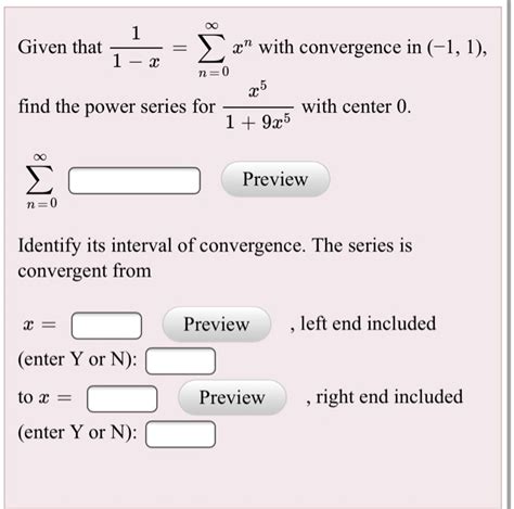 Solved Given That Xn With Convergence In N Find The Power