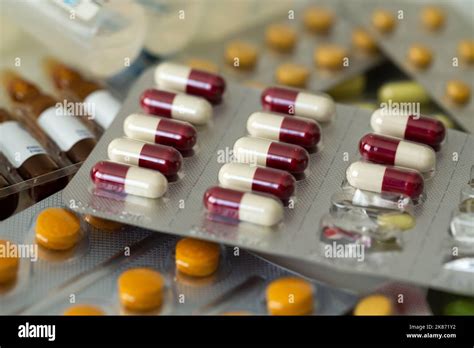 Used Medicine Blister Pack Stock Photo Alamy