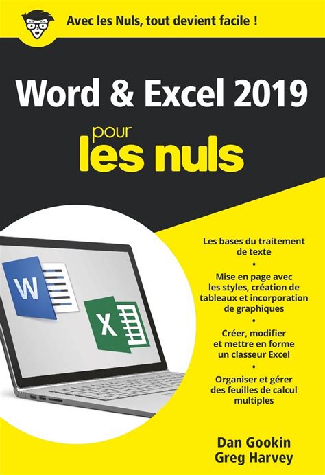 Word Et Excel Pour Les Nuls Poche E Dition Pour Les Nuls