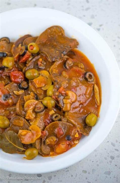 Lengua Estofado Recipe - Panlasang Pinoy