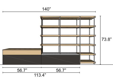 Progressive Wall Unit SKT41 By Tomasella Italy MIG Furniture