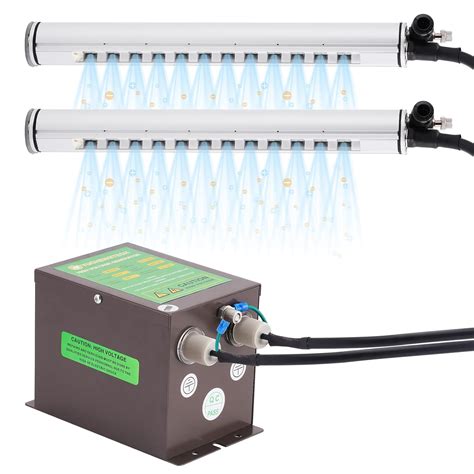 YUCHENGTECH 80cm Ionizing Air Bar, Anti Static Bars with 2 Ion Rods